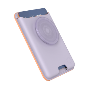 Pale Lavender Softgoods PopWallet+ for MagSafe, PopSockets