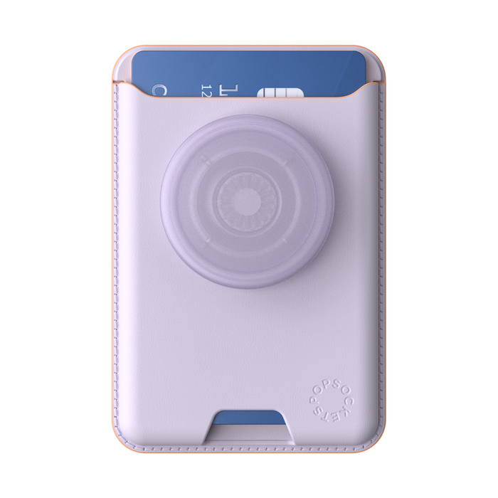 Pale Lavender Softgoods PopWallet+ for MagSafe, PopSockets