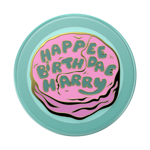 Enamel Happee Birthdae Harry PopGrip for MagSafe, PopSockets