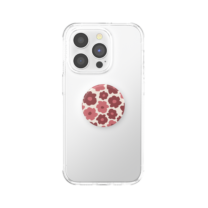 Mauve Floral PopGrip, PopSockets