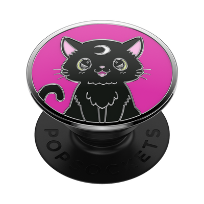 Black Cat Polished Enamel PopGrip
