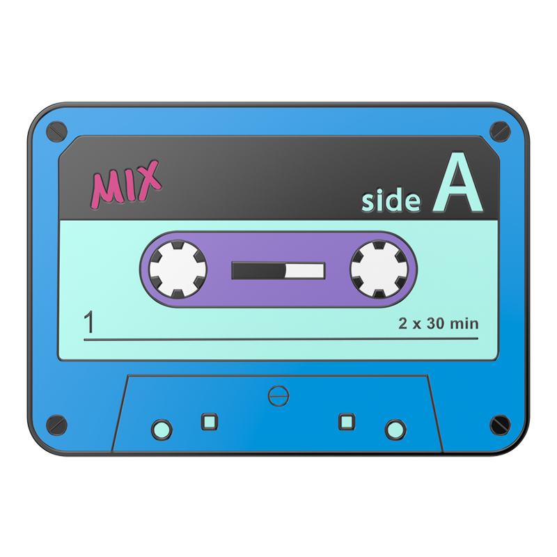 Mix Tape Enamel PopGrip