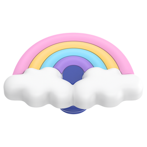 Rainbow Fluff PopGrip, PopSockets