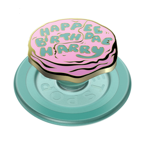 Enamel Happee Birthdae Harry PopGrip for MagSafe, PopSockets