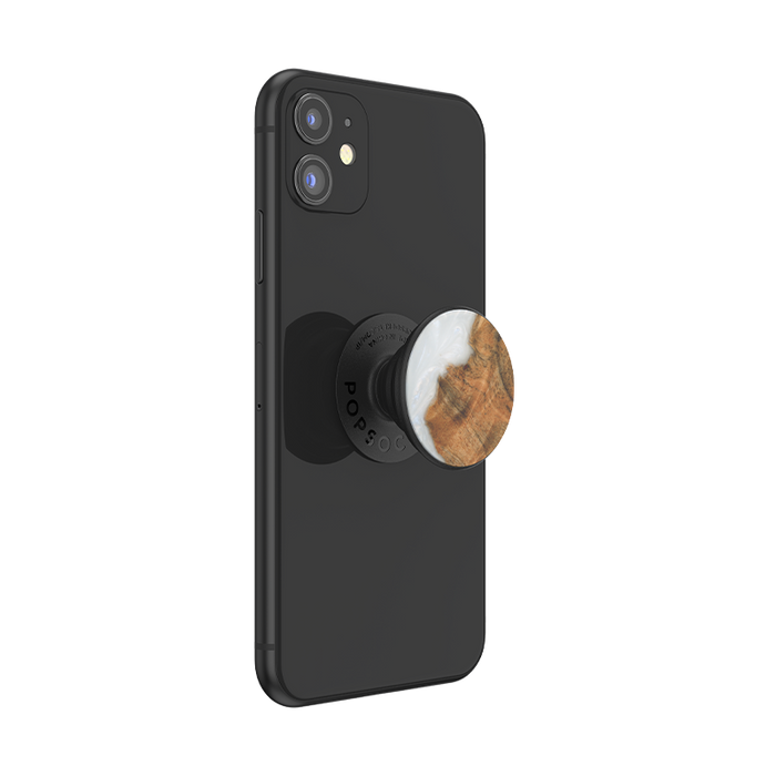 Wood Resin Pearl PopGrip, PopSockets