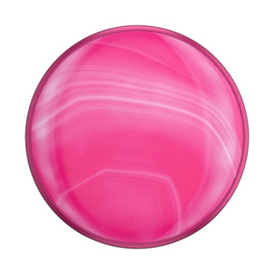 Pink Agate Genuine Gemstone PopGrip