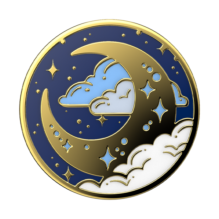 Fly Me To The Moon Polished Enamel PopGrip, PopSockets