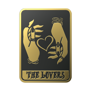 Enamel Lovers Tarot Card PopGrip, PopSockets