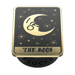 Enamel Moon Tarot Card PopGrip, PopSockets