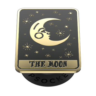 Enamel Moon Tarot Card PopGrip