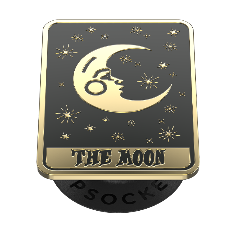 Enamel Moon Tarot Card PopGrip