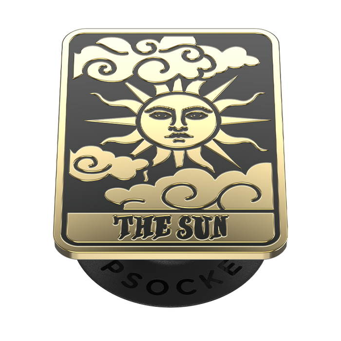 Enamel Sun Tarot Card PopGrip, PopSockets